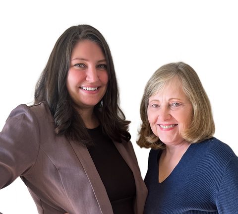 Esther Long and Hillary Snell with clients